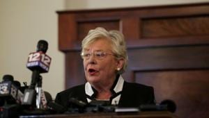 Alabama Governor Kay Ivey apologized Thursday for wearing blackface decades ago, becoming the latest politician to face scrutiny over racially insensitive photos and actions from their university days.(REUTERS) Alabama Governor Kay Ivey apologized Thursday for wearing blackface decades ago, becoming the latest politician to face scrutiny over racially insensitive photos and actions from their university days.(REUTERS)