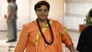 Bhopal MP Pragya Thakur is known for making controversial statements.(HT Photo) Bhopal MP Pragya Thakur is known for making controversial statements.(HT Photo)