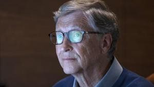 Bill Gates in a still from the new Netflix documentary series, Inside Bill’s Brain.