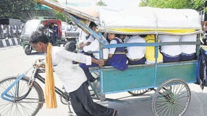 While transporters have expressed resentment over the step and said they feared a loss of business, the government has formed a committee and asked all the protesting parties to submit their suggestions.(HT/Dheeraj Dhawan) While transporters have expressed resentment over the step and said they feared a loss of business, the government has formed a committee and asked all the protesting parties to submit their suggestions.(HT/Dheeraj Dhawan)