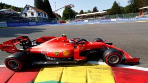 Ferrari's Charles Leclerc in action during qualifying.(REUTERS) Ferrari's Charles Leclerc in action during qualifying.(REUTERS)
