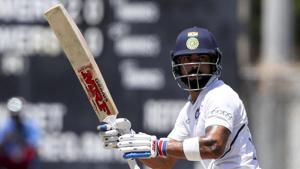 India's captain Virat Kohli plays a shot during the first day of Jamaica Test.(AP) India's captain Virat Kohli plays a shot during the first day of Jamaica Test.(AP)