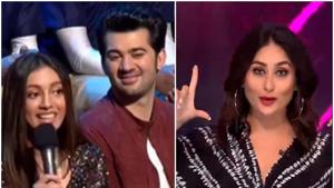 The team of Pal Pal Dil Ke Pass including Karan Deol and Sahher Bambba visited the sets of Kareena Kapoor’s Dance India Dance.(Instagram) The team of Pal Pal Dil Ke Pass including Karan Deol and Sahher Bambba visited the sets of Kareena Kapoor’s Dance India Dance.(Instagram)