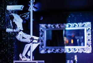Two robots in high heels will make their debut next week at the SC-Club in Nantes, western France, performing pole dancing routines for a month to mark the club’s fifth anniversary.(Reuters)