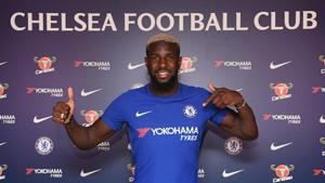 Tiemoue Bakayoko after signing his 5 year contract for Chelsea at Chelsea Training Ground.(Chelsea FC via Getty Images) Tiemoue Bakayoko after signing his 5 year contract for Chelsea at Chelsea Training Ground.(Chelsea FC via Getty Images)