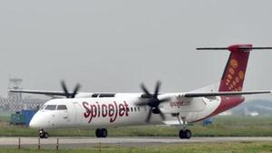 Aviation regulator DGCA on Saturday suspended a first officer of SpiceJet for three months for mishearing an Air Traffic Control clearance(Sonu Mehta/HT PHOTO) Aviation regulator DGCA on Saturday suspended a first officer of SpiceJet for three months for mishearing an Air Traffic Control clearance(Sonu Mehta/HT PHOTO)