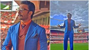 Ranveer Singh has been in London for more than two months for a start-to-finish schedule of ’83.(Instagram) Ranveer Singh has been in London for more than two months for a start-to-finish schedule of ’83.(Instagram)