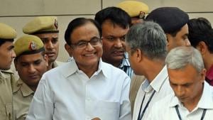 Senior Congress leader and former finance minister P Chidambaram after a hearing in connection with the INX Media case in New Delhi.(Amal KS/HT PHOTO.) Senior Congress leader and former finance minister P Chidambaram after a hearing in connection with the INX Media case in New Delhi.(Amal KS/HT PHOTO.)