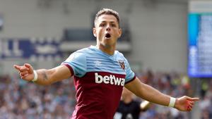 Javier Hernandez celebrates scoring a goal while playing for West Ham United.(Action Images via Reuters) Javier Hernandez celebrates scoring a goal while playing for West Ham United.(Action Images via Reuters)