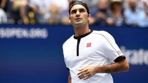 Roger Federer, of Switzerland, walks on the court to face David Goffin, of Belgium.(AP) Roger Federer, of Switzerland, walks on the court to face David Goffin, of Belgium.(AP)