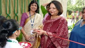 Richa Gupta and Ritika C Parruck presided over the event(HT file) Richa Gupta and Ritika C Parruck presided over the event(HT file)