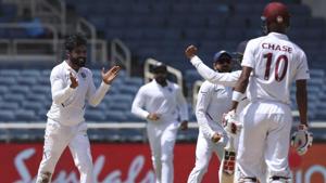India vs West Indies 2nd Test Day 4: Follow Highlights of Day 4 of the 2nd Test match between India and West Indies.(AP) India vs West Indies 2nd Test Day 4: Follow Highlights of Day 4 of the 2nd Test match between India and West Indies.(AP)
