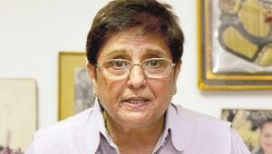 Sharing her experience of working on the Puducherry initiative, Kiran Bedi said that it was every citizen’s responsibility to save water.(HT File Photo) Sharing her experience of working on the Puducherry initiative, Kiran Bedi said that it was every citizen’s responsibility to save water.(HT File Photo)