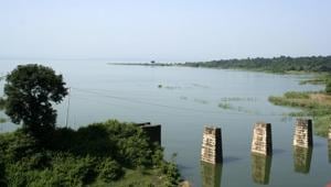 SThe release of excess water from Pong Dam, which is located on Beas river, may create a flood-like situation in parts of Punjab, some areas of which are already facing floods after release of excess water from the Bhakra Dam a few days ago.(HT File) SThe release of excess water from Pong Dam, which is located on Beas river, may create a flood-like situation in parts of Punjab, some areas of which are already facing floods after release of excess water from the Bhakra Dam a few days ago.(HT File)