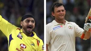 Harbhajan Singh (L) and Adam Gilchrist (R)(HT collage) Harbhajan Singh (L) and Adam Gilchrist (R)(HT collage)