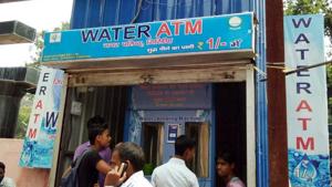 The project is on the lines of the water ATMs installed at various railway stations across Mumbai.(HT File Photo) The project is on the lines of the water ATMs installed at various railway stations across Mumbai.(HT File Photo)