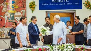 Delhi Dynamos recently relocated their base from the national capital to Bhubaneswar, Odisha after playing for five years in the Indian Super League at the Jawaharlal Nehru Stadium, New Delhi.(Twitter/ Pinaki Mishara, MP Puri) Delhi Dynamos recently relocated their base from the national capital to Bhubaneswar, Odisha after playing for five years in the Indian Super League at the Jawaharlal Nehru Stadium, New Delhi.(Twitter/ Pinaki Mishara, MP Puri)