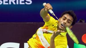 File image of Indian shuttler Sourabh Verma.(PTI) File image of Indian shuttler Sourabh Verma.(PTI)