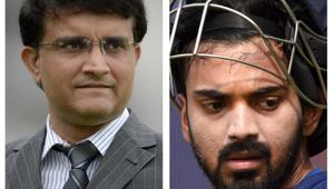 Ganguly was not too impressed with KL Rahul(HT Collage) Ganguly was not too impressed with KL Rahul(HT Collage)