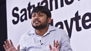 Speaking at the event, Kumar said that Lankesh was against the idea of ownership and, hence, nobody could stake a claim to her.(HT image) Speaking at the event, Kumar said that Lankesh was against the idea of ownership and, hence, nobody could stake a claim to her.(HT image)