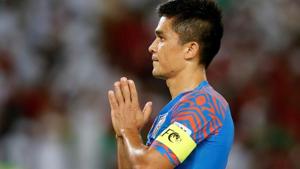 India vs Oman, 2022 World Cup Qualifiers: Follow highlights from the 2022 FIFA World Cup qualifier match between India and Oman.(AIFF) India vs Oman, 2022 World Cup Qualifiers: Follow highlights from the 2022 FIFA World Cup qualifier match between India and Oman.(AIFF)