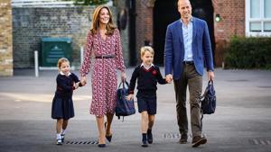 The 4-year-old entered the school with her family.(Instagram/@kensingtonroyal) The 4-year-old entered the school with her family.(Instagram/@kensingtonroyal)