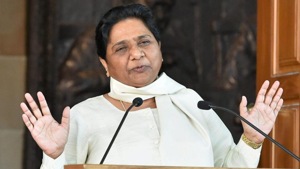 Hitting out at the central government, she said the economy of the country was passing through a bad phase due to the adverse impact of demonetisation and Goods and Service Tax (GST).(HT image) Hitting out at the central government, she said the economy of the country was passing through a bad phase due to the adverse impact of demonetisation and Goods and Service Tax (GST).(HT image)