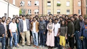 Karthik Subbaraj’s film will star Dhanush and Aishwarya Lekshmi in lead roles.(Twitter) Karthik Subbaraj’s film will star Dhanush and Aishwarya Lekshmi in lead roles.(Twitter)