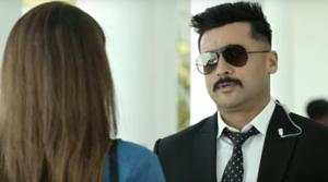 Kaappaan stars Suriya, Arya, Sayyeshaa and Mohanlal in lead roles. Kaappaan stars Suriya, Arya, Sayyeshaa and Mohanlal in lead roles.