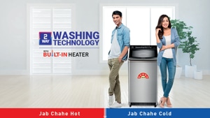 Panasonic’s newest washing machine heats the water automatically and maintains a certain temperature during the wash.(Panasonic) Panasonic’s newest washing machine heats the water automatically and maintains a certain temperature during the wash.(Panasonic)