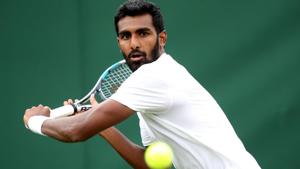 A file photo of Prajnesh Gunneswaran of India.(Getty Images) A file photo of Prajnesh Gunneswaran of India.(Getty Images)