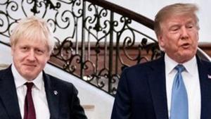 U.S. President Donald Trump and Britain's Prime Minister Boris Johnson.(REUTERS) U.S. President Donald Trump and Britain's Prime Minister Boris Johnson.(REUTERS)