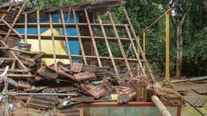 Ruins of Kodahu floods from the month of August 2019.(PTI) Ruins of Kodahu floods from the month of August 2019.(PTI)