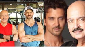 Hrithik Roshan with his father, filmmaker Rakesh Roshan.(Instagram) Hrithik Roshan with his father, filmmaker Rakesh Roshan.(Instagram)