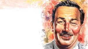 As a boy, Walt Disney was interested in drawing and honing his skills by observing popular artist Ryan Walker’s cartoons that appeared in a newspaper.(Illustration: Mohit Suneja) As a boy, Walt Disney was interested in drawing and honing his skills by observing popular artist Ryan Walker’s cartoons that appeared in a newspaper.(Illustration: Mohit Suneja)