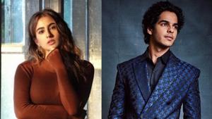 Sara Ali Khan and Ishaan Khatter stun in a latest fashion magazine cover shoot.(Instagram) Sara Ali Khan and Ishaan Khatter stun in a latest fashion magazine cover shoot.(Instagram)