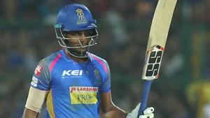 File image of India cricketer Sanju Samson in action in the IPL.(BCCI) File image of India cricketer Sanju Samson in action in the IPL.(BCCI)