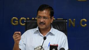The Delhi government has not yet taken any decision on the prosecution sanction against former JNU Students’ Union president Kanhaiya Kumar and others in the 2016 JNU sedition case, Chief Minister Arvind Kejriwal said on Friday.(Mohd Zakir/HT file) The Delhi government has not yet taken any decision on the prosecution sanction against former JNU Students’ Union president Kanhaiya Kumar and others in the 2016 JNU sedition case, Chief Minister Arvind Kejriwal said on Friday.(Mohd Zakir/HT file)