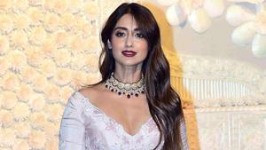 Ileana D'Cruz during the celebration of Ganesh Chaturthi at Antilia in Mumbai. Ileana D'Cruz during the celebration of Ganesh Chaturthi at Antilia in Mumbai.