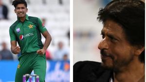 Mohammad Hasnain gets a hug from Shah Rukh Khan.(HT Collage) Mohammad Hasnain gets a hug from Shah Rukh Khan.(HT Collage)