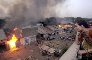 Ashok Parmar’s pictures, brandishing a rod, came to symbolise the rage and defiance of the mobs which went on a rampage after the Godhra train burning incident.(HT image) Ashok Parmar’s pictures, brandishing a rod, came to symbolise the rage and defiance of the mobs which went on a rampage after the Godhra train burning incident.(HT image)
