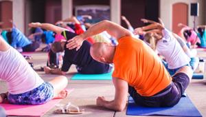 Hot yoga is a modern practice, typically offered in a hot, humid atmosphere, with room temperatures around 105 degrees Fahrenheit.(Unsplash) Hot yoga is a modern practice, typically offered in a hot, humid atmosphere, with room temperatures around 105 degrees Fahrenheit.(Unsplash)
