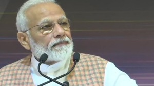 The Prime Minister who was at the control centre ahead of the schedule landing of the rover, had left shortly after it lost contact but returned for his address in the morning.(ANI) The Prime Minister who was at the control centre ahead of the schedule landing of the rover, had left shortly after it lost contact but returned for his address in the morning.(ANI)