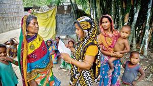 A school drop-out, who only speaks in broken Bengali, Sammanit said she never knew she had a case against her. She does not now know how to procure relevant papers because her husband died in 2004.(HT image) A school drop-out, who only speaks in broken Bengali, Sammanit said she never knew she had a case against her. She does not now know how to procure relevant papers because her husband died in 2004.(HT image)