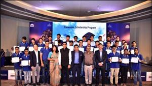 Panasonic India on Saturday offered scholarships to 30 students from 19 IITs under its Ratti Chhatr programme.(Handout)
