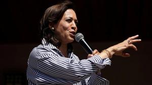 US Democratic presidential candidate and Senator Kamala Harris.(REUTERS PHOTO.) US Democratic presidential candidate and Senator Kamala Harris.(REUTERS PHOTO.)