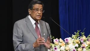 The Attorney General said Jethmalani was a very outspoken person and did not mince words even against the judiciary.(Sonu Mehta/HT PHOTO) The Attorney General said Jethmalani was a very outspoken person and did not mince words even against the judiciary.(Sonu Mehta/HT PHOTO)