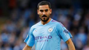 Manchester City's Ilkay Gundogan in action.(REUTERS) Manchester City's Ilkay Gundogan in action.(REUTERS)