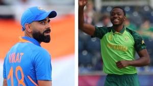 Virat Kohli, Kagiso Rabada(HT Collage) Virat Kohli, Kagiso Rabada(HT Collage)