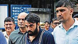 A jeweller, a trader in Delhi and three of his close aides helped Kaushal (centre) run his business in city(yogesh kumar/ht) A jeweller, a trader in Delhi and three of his close aides helped Kaushal (centre) run his business in city(yogesh kumar/ht)